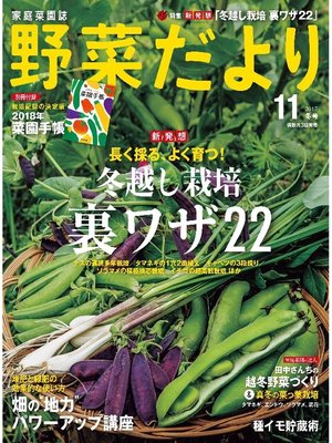 cover image of 野菜だより2017年11月号